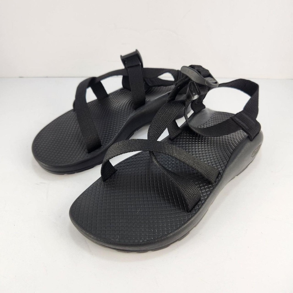 Chaco Women's Size 9 Black Adjustable Strappy Sport Sandals Outdoor Hiking